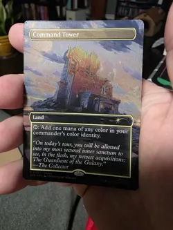 MTG Command Tower 0001 Marvel Super Heroes Exclusive Promo Foil 2026 NM - Image 1