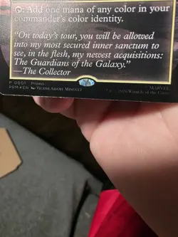 MTG Command Tower 0001 Marvel Super Heroes Exclusive Promo Foil 2026 NM - Image 2