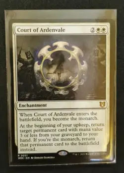 Court of Ardenvale Commander: Wilds of Eldraine Regular, Unplayed - Image 1