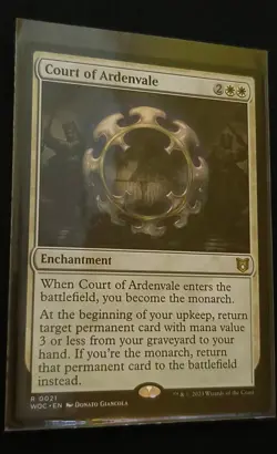 Court of Ardenvale Commander: Wilds of Eldraine Regular, Unplayed - Image 2
