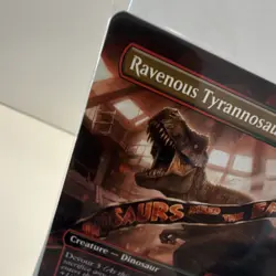 Wizards of the Coast MTG Ravenous Tyrannosaurus Ext Art Rare R0018 EN - Image 2