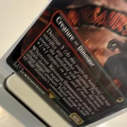 Wizards of the Coast MTG Ravenous Tyrannosaurus Ext Art Rare R0018 EN - Image 4