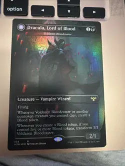 Dracula, Lord of Blood - Voldaren Bloodcaster Innistrad: Crimson Vow Foil Mtg - Image 1