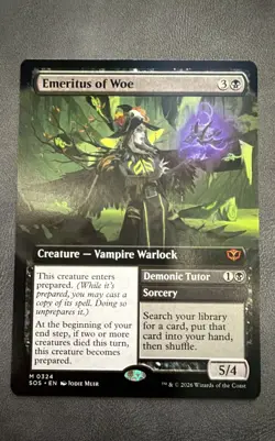 Emeritus of Woe (Extended Art) Secrets of Strixhaven Regular - Image 1