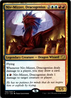 Niv-Mizzet, Dracogenius 184 Rare Commander 2017 MTG Near Mint - Image 1