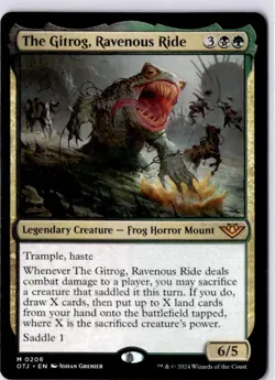 The Gitrog, Ravenous Ride Outlaws of Thunder Junction Regular NM M 0206 - Image 1