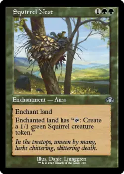 FOIL - Squirrel Nest (Retro Frame) - Dominaria Remastered (DMR) - Image 1