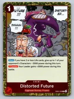 Distorted Future EB04-008 Rare Adventure on Kami's Island One Piece Foil NM - Image 1