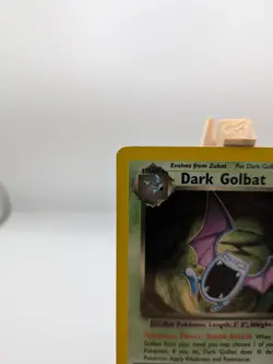 Dark Golbat Team Rocket Holo Rare 7/82 Pokemon WOTC Vintage LP - Image 3