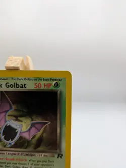 Dark Golbat Team Rocket Holo Rare 7/82 Pokemon WOTC Vintage LP - Image 4