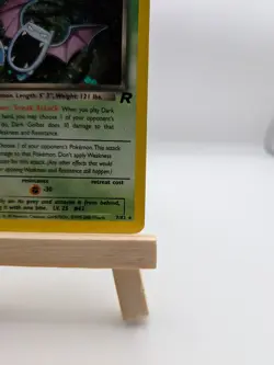 Dark Golbat Team Rocket Holo Rare 7/82 Pokemon WOTC Vintage LP - Image 5