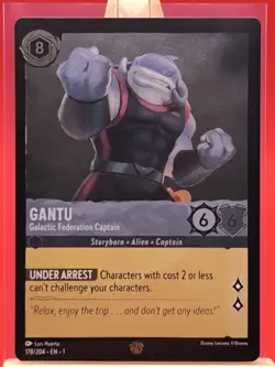 Gantu 178/204 Foil Legendary The First Chapter Disney Lorcana Card * New * - Image 1