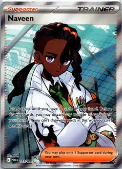 Pokemon 112/088 TCG Naveen - Holo ME03: Perfect Order NM - Image 1