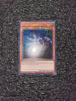 Yugioh! Spell Canceller MP25-EN131 Prismatic Secret Rare 1st Edition Near Mint - Image 1