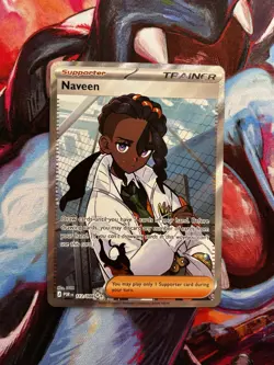 Naveen 112/088 Mega Evolution Perfect Order Full Art Ultra Rare Pokemon TCG - Image 1