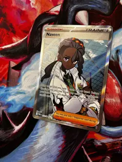 Naveen 112/088 Mega Evolution Perfect Order Full Art Ultra Rare Pokemon TCG - Image 2