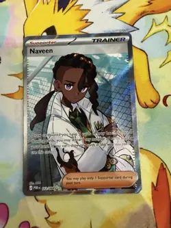 Naveen Full Art Trainer Perfect Order Pokemon TCG Card 112/088 - Image 1