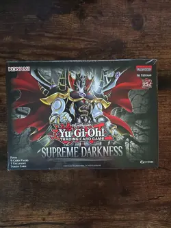 Yugioh - Supreme Darkness MINI BOOSTER BOX - NEW/FACTORY SEALED - Image 1