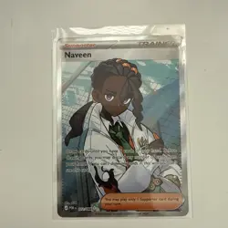 Pokemon TCG Naveen Trainer-Supporter Full Art Holo POR 112/088 Perfect Order - Image 1