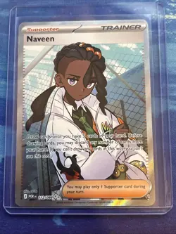 Pokemon TCG Naveen 112/088 Perfect Order Full Art Trainer NM - Image 1