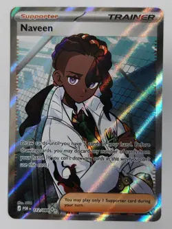 Naveen 112/088 Full Art Holo Ultra Rare Pokemon TCG Perfect Order - Image 1