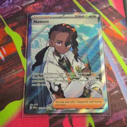 Pokemon TCG Naveen 112/088 Trainer Card Perfect Order NM Condition ENGLISH - Image 1