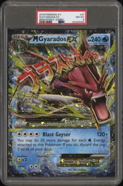 PSA 8 Mega Gyarados EX Breakpoint 27/122 Jumbo Oversize Graded Pokemon Card - Image 1