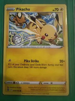 Pokemon Pikachu Raichu Card Lot Reverse Holo Trick or Trade Rare 5 Cards - Image 4