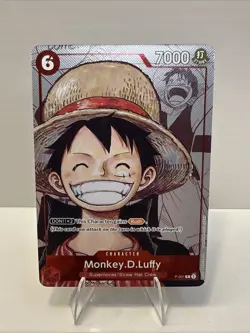 Monkey D Luffy (Alternate Art) P-001 25th Anniversary One Piece Promotion Card - Image 1