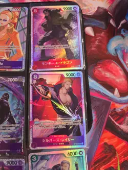 One Piece TCG Lot of 9 Cards Near Mint Condition ALT ART- SR - Image 4