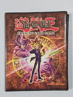 1996 Yu-Gi-Oh Vintage Konami Collection Binder Trading Game Card With Cards. - Image 1