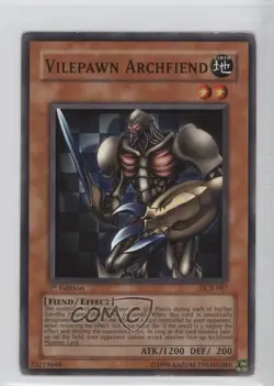 Vilepawn Archfiend 1st Ed. YuGiOh Dark Crisis #DCR-067 2003 READ - Image 1