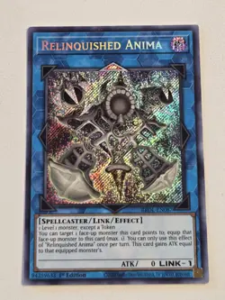 Relinquished Anima BROL-EN087 Secret Rare Yugioh 1st Edition Near Mint - Image 1