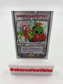 Palmon Digimon Card Holo Japanese 1999 TC-NO P5 Rare Bandai Japan F/S - Image 2