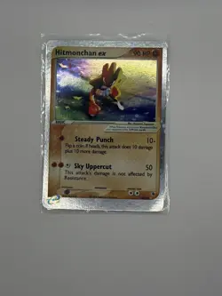Hitmonchan ex 2003 98/109 Ruby and Sapphire Rare Holo Pokemon Card TCG - Image 2