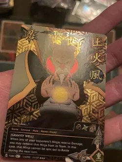 Naruto TCG CCG The 3rd Tsuchikage Card Super Rare Near Mint - Image 4