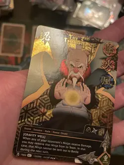 Naruto TCG CCG The 3rd Tsuchikage Card Super Rare Near Mint - Image 5