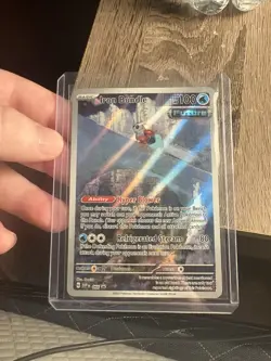 Pokemon Iron Bundle SVP 066 Promo Holo 100 HP Hyper Blower Scarlet & Violet Card - Image 3