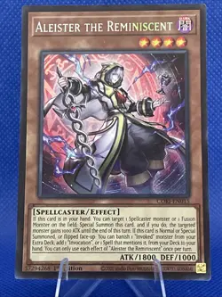Yugioh! 1x Aleister the Reminiscent CORI-EN015 Secret Rare 1st Ed NM - Image 1