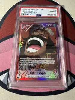 PSA 10 ONE PIECE - Gol D Roger OP13-003 (ALT ART, L) | Carrying On His Will - Image 2