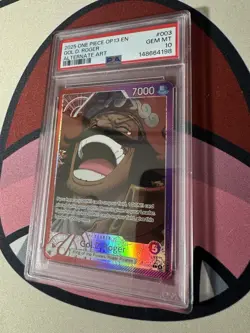 PSA 10 ONE PIECE - Gol D Roger OP13-003 (ALT ART, L) | Carrying On His Will - Image 4