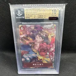 BGS Pristine 10 Monkey D. Luffy P-001 Chinese New Year Promo, One Piece - Image 1
