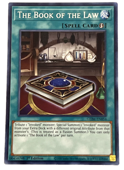 YuGiOh! The Book of the Law GEIM-EN054 1st Edition Rare - Image 1