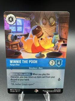 Disney Lorcana Winterspell Winnie The Pooh Hungry Bear 217/204 Epic - Image 1
