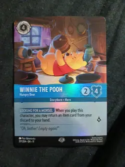Disney Lorcana Winterspell Winnie The Pooh Hungry Bear 217/204 Epic - Image 1