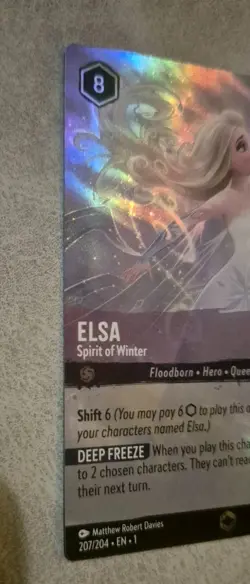Elsa Spirit of Winter - ENCHANTED - The First Chapter - Lorcana TCG - Image 2