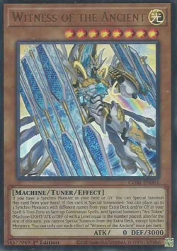1X NM Witness of the Ancient - CORI-EN081 - Ultra Rare 1st Edition - Image 1