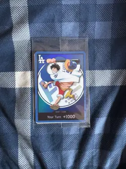 Bandai One Piece Dodgers Luffy Don!! Card 7/2/2026 Stadium Giveaway (damaged) - Image 1