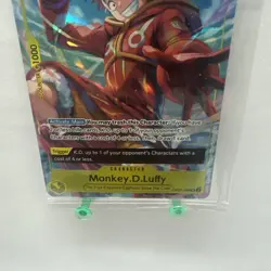 One Piece TCG Card Monkey.D.Luffy OP07-109 (Illustration Box Vol.3) SEALED Holo - Image 3