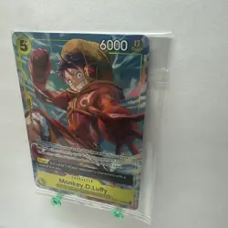 One Piece TCG Card Monkey.D.Luffy OP07-109 (Illustration Box Vol.3) SEALED Holo - Image 4